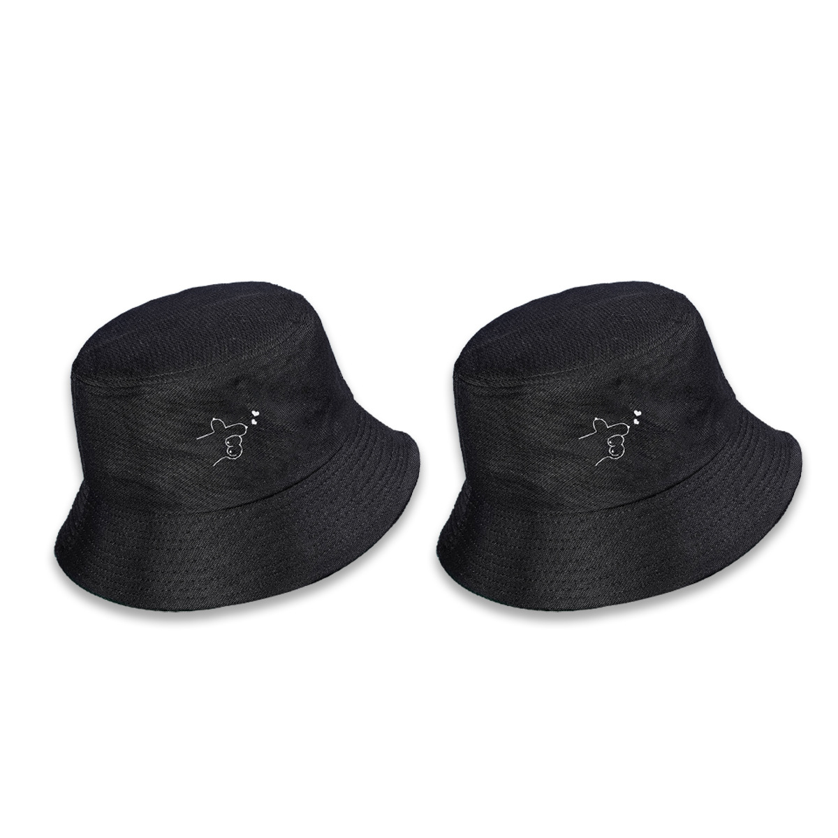 Sombrero Pescador con Diseño de Corazón, Ala Ancha con Protección Solar, para Primavera y Verano image 4