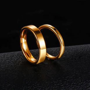�W�������ɫ̼���u��ָ�h��24k��4/6/8mmƽ����H�u䓽�ָ��Ȧ