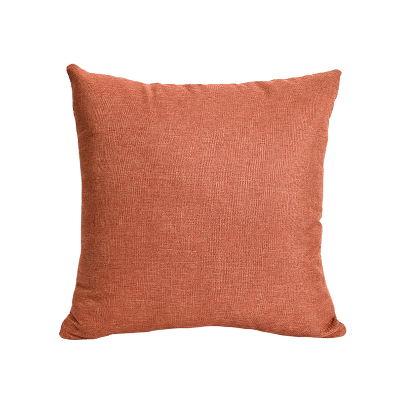 Sofá de sala de estar de lino grueso almohada de lujo ligero sensación de alto nivel nuevo cojín de cabecera de cama de aire crema con núcleo