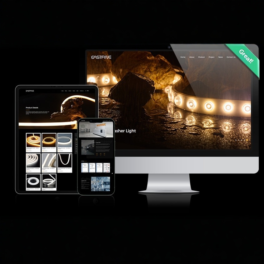 Photoelectric Brand Website Design Development Shenzhen Brand Design Company Website Cases