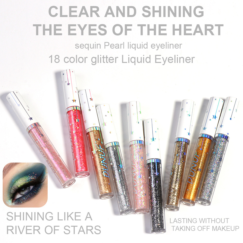 Check out DUNuf 18-color Gold Onion Powder eyeliner Liquid! Link Disclaimer - For Foreign trade only undefined