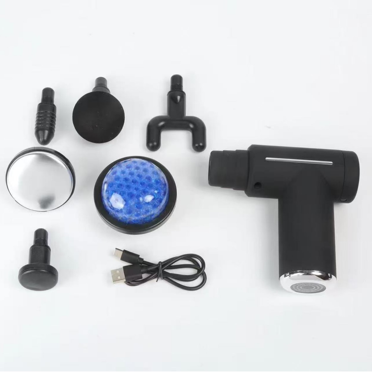 Mini pistola de fascia compresa en frío compresa en caliente acondicionamiento físico pistola de impacto eléctrico relajante muscular masajeador pequeño masaje de vibración