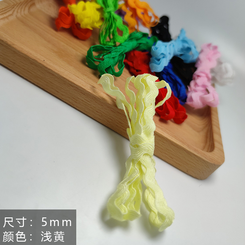 Spot 5-10mm saguero ondulado correas color S con encaje curva con cordón ondulado