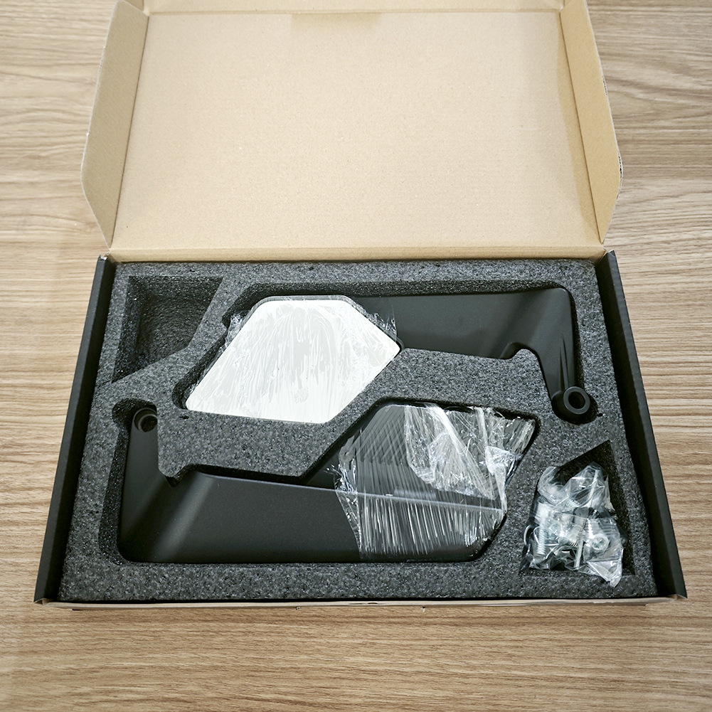 Universal Motorcycle and Electric Vehicle Modification New Model Wide-View Wind-Wing Rearview Mirror Aluminum Alloy Blade Reflector