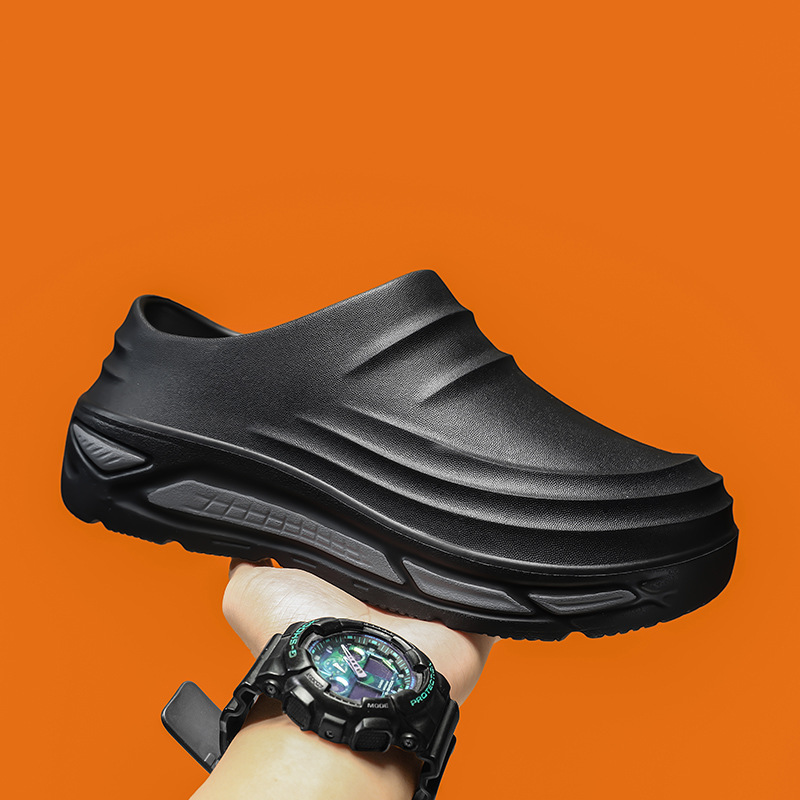 Waterproof Men's Chef Hotel Top Quality Restaurant Labor Protection Back Kitchen Work Shoes Home Indoor Lightweight Non-Slip_voghion.com