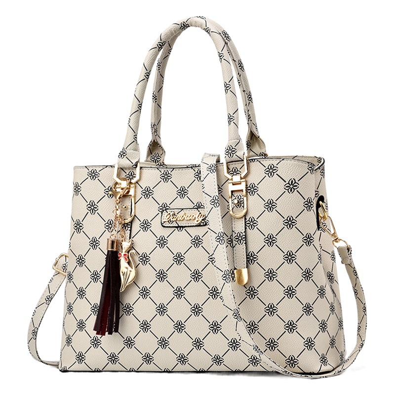 Ready-Made One-Piece Drop-Shipping Women's Bag, New Versatile, Fashionable, Large-Capacity, Temperament, Portable Cross-Body, Middle-Aged Mother's Bag