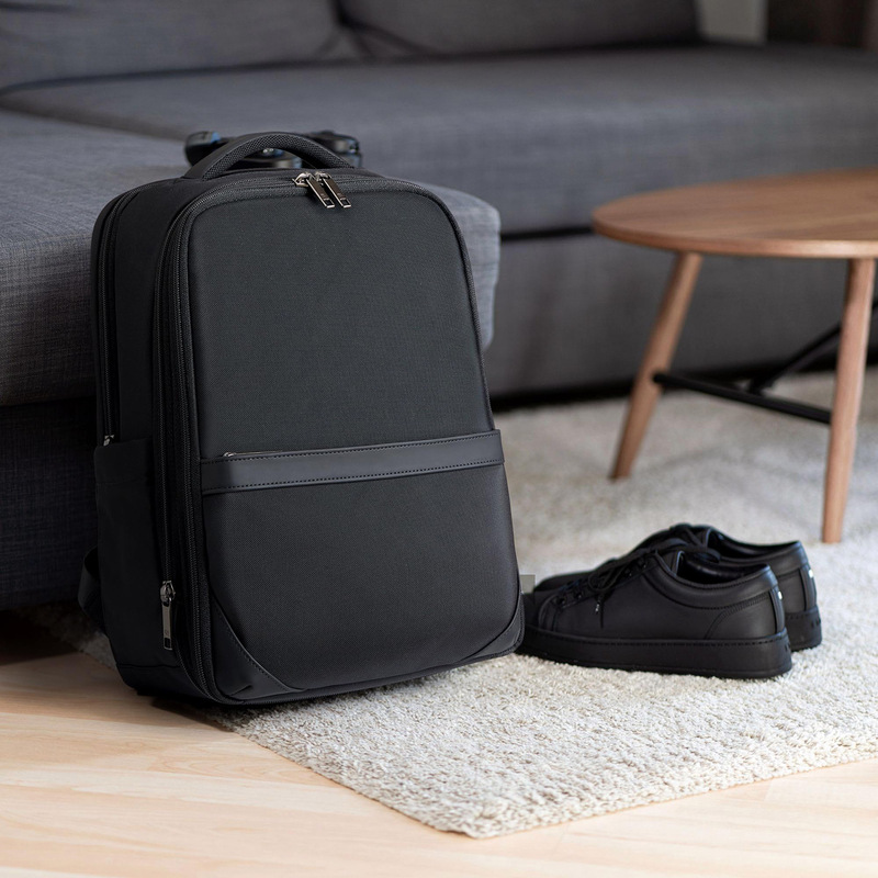 Customized Men's Laptop Backpack, Fashionable Business Commuter Backpack, Large Capacity Leisure Travel Backpack