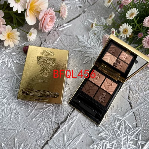 Enchanting Light and Shadow: Autumn and Winter Luxurious Gold Sparkles, 4G Luxurious Pearlescent Colors, Dreamy Limited Edition Christmas Earth Tones, Delicate Beauty Makeup
