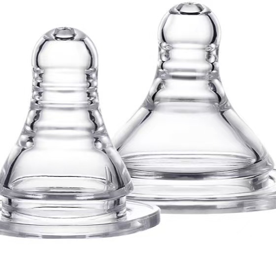 Factory Direct Sales Baby Bottle Water Cup Pacifier Full Silicone Feeding Pacifier Standard Mouth Pacifier Wholesale with Color Box