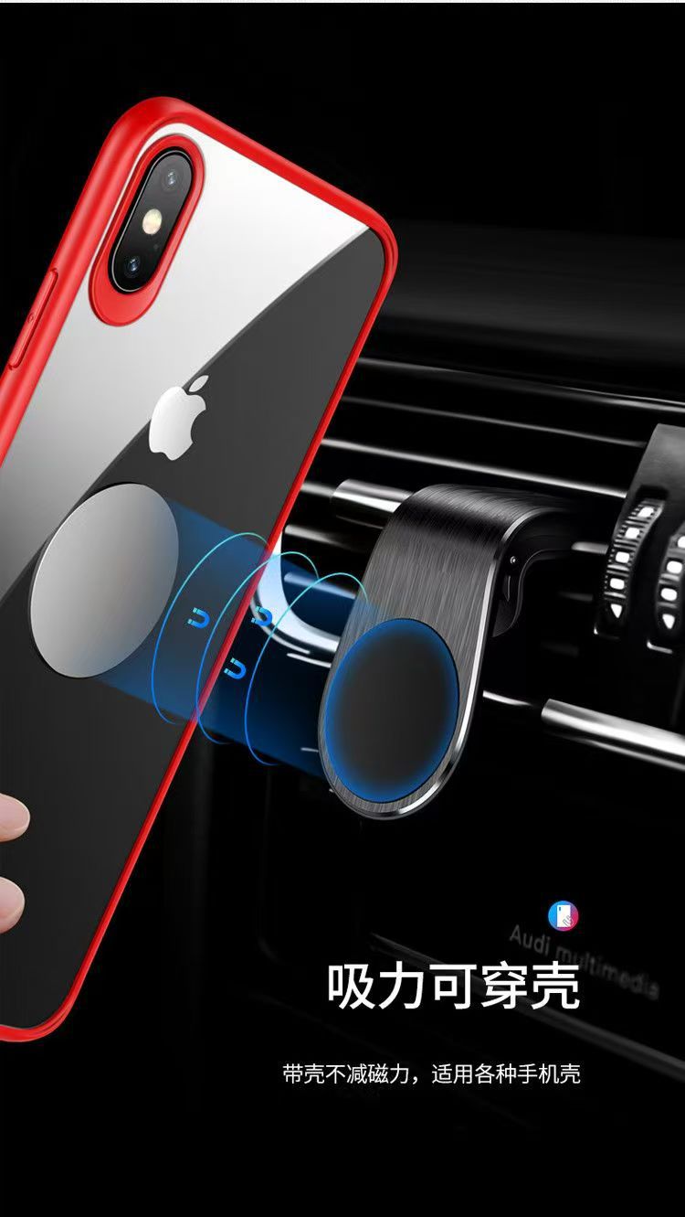 Creative New Magnetic Car Phone Holder with Strong Magnetism, 7L Type, for Navigation and Air Vent, Creative Magnetic Attachment