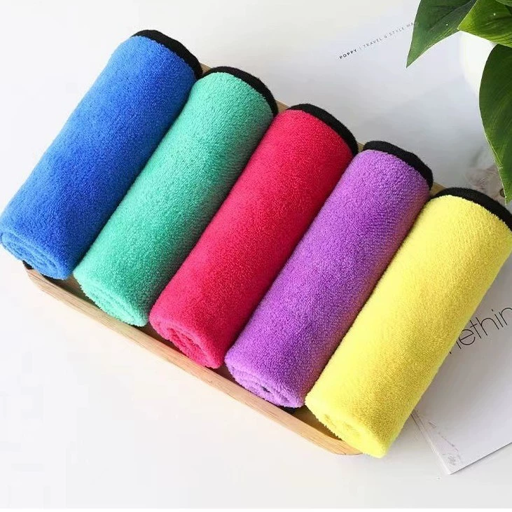 Double-sided coral towel, hygienic scarf, increased thickness
