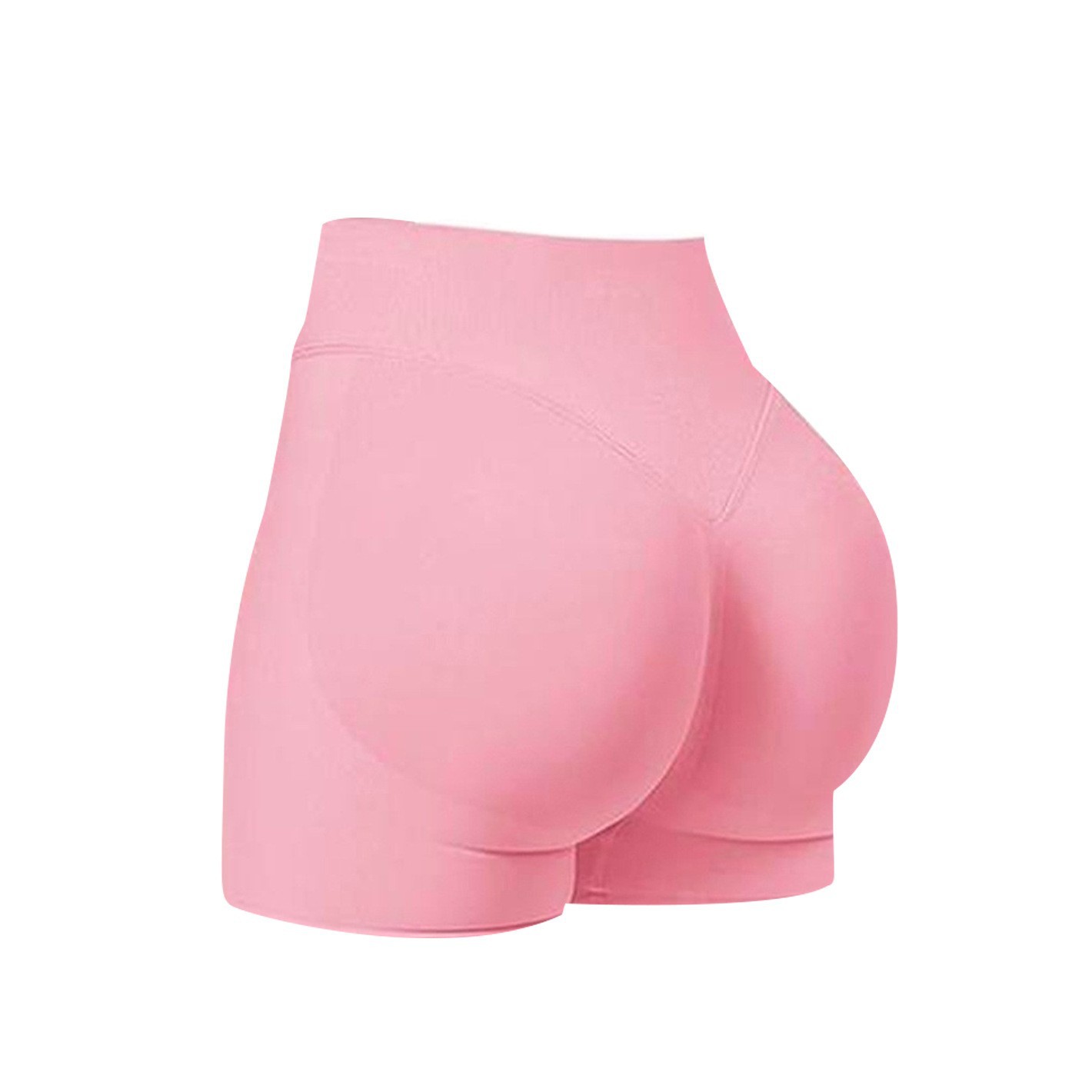 Cross-border sin costura alta cintura alta hips mel mel桃 hips al aire libre tres puntos pantalones cortos para correr y ejercicios de fitness pantalones cortos de yoga