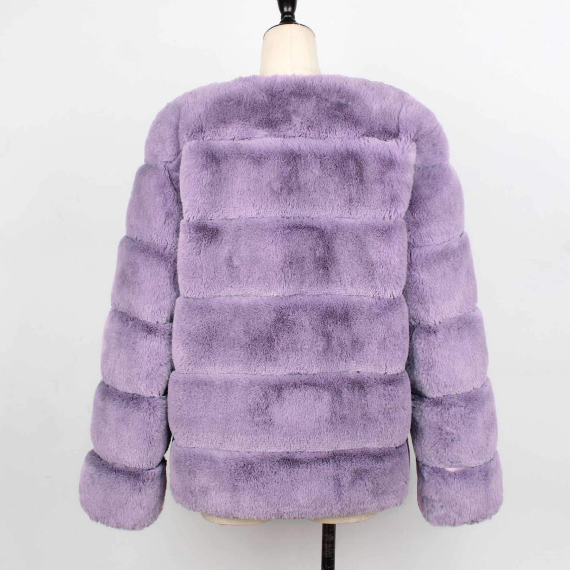 Women's Clothing warm plush coat coat jacket_voghion.com
