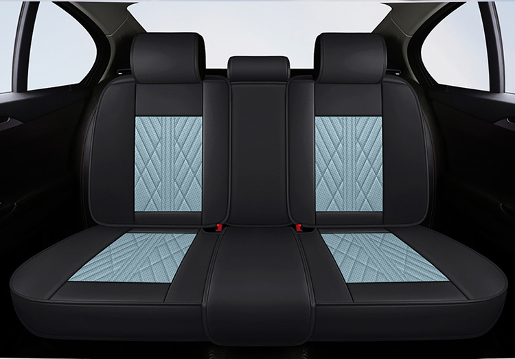 Car Cushion Four Seasons Universal Full Surrounding Special Seat Cover Autumn Breathable Perforated Leather Cartoon Goddess Car Cushion Cover