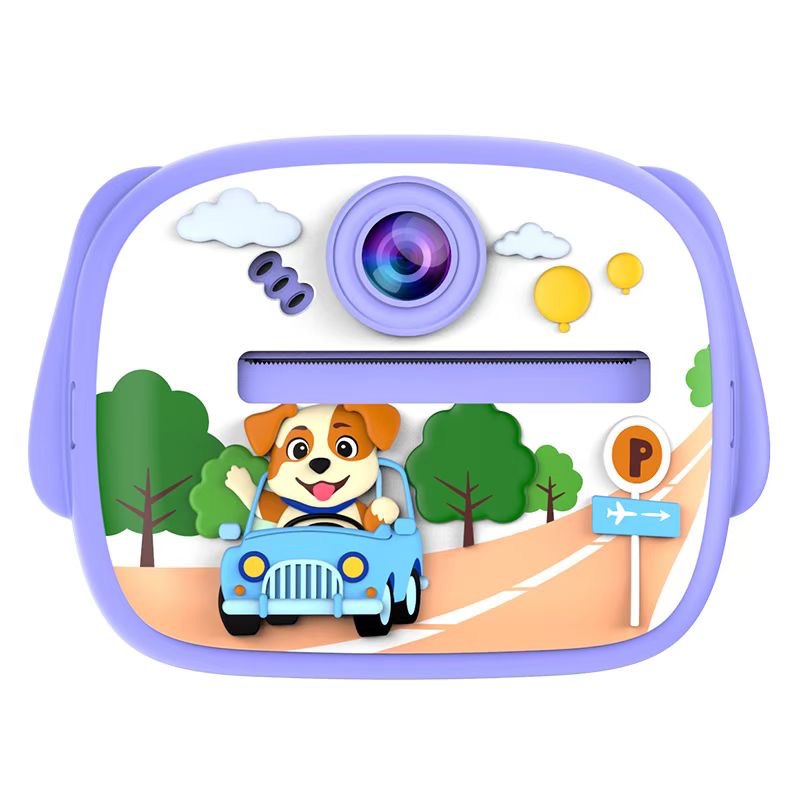 보라색 + 강아지 실리콘 커버