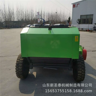 定制 小圆捆打捆机 秸秆切割揉碎回收打捆机