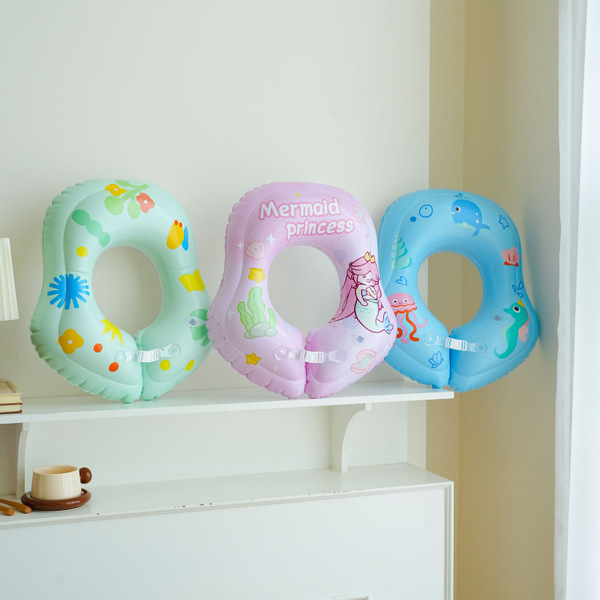 Inflatable swimming ring for swimming for new born play in water
