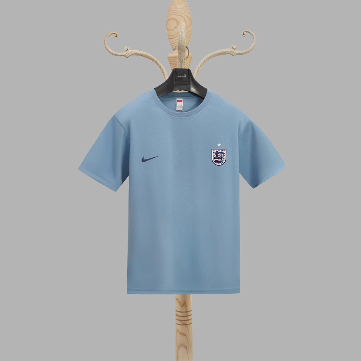 2024 Copa de Europa Inglaterra camiseta estampada en 3D deportes para hombres deportes suelta transpirable manga corta con cuello redondo camiseta
