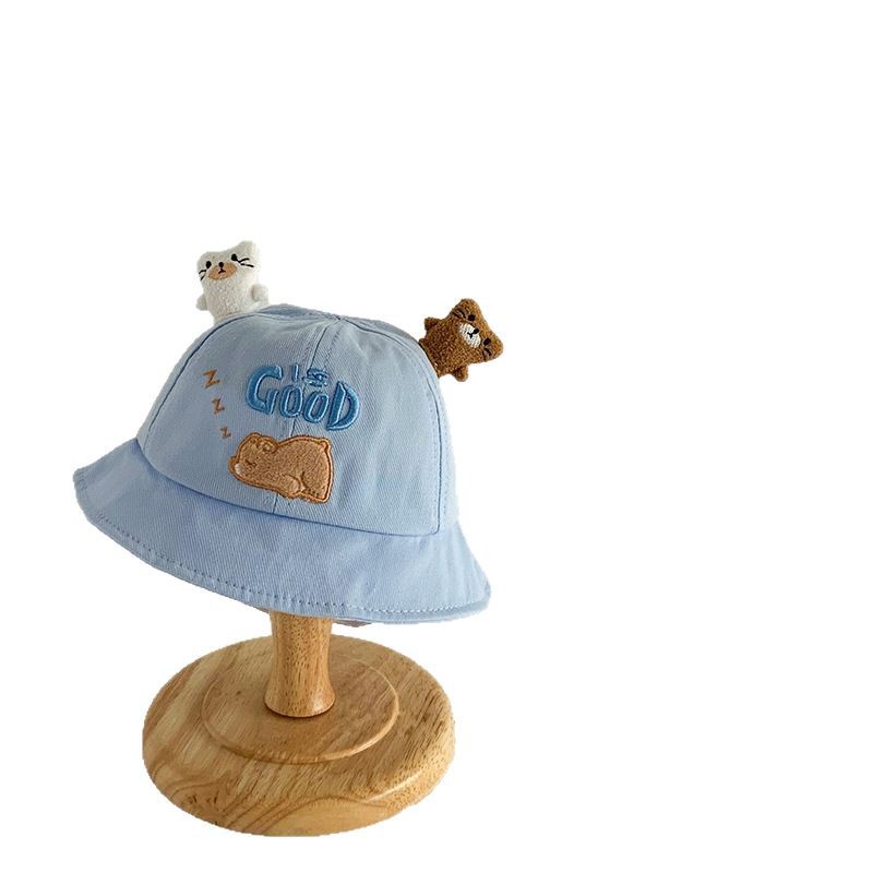 Sombreros para bebés primavera y otoño sombreros pescadores para bebés para hombres y mujeres sombreros de protección solar para bebés pequeños bonitos sombreros de verano