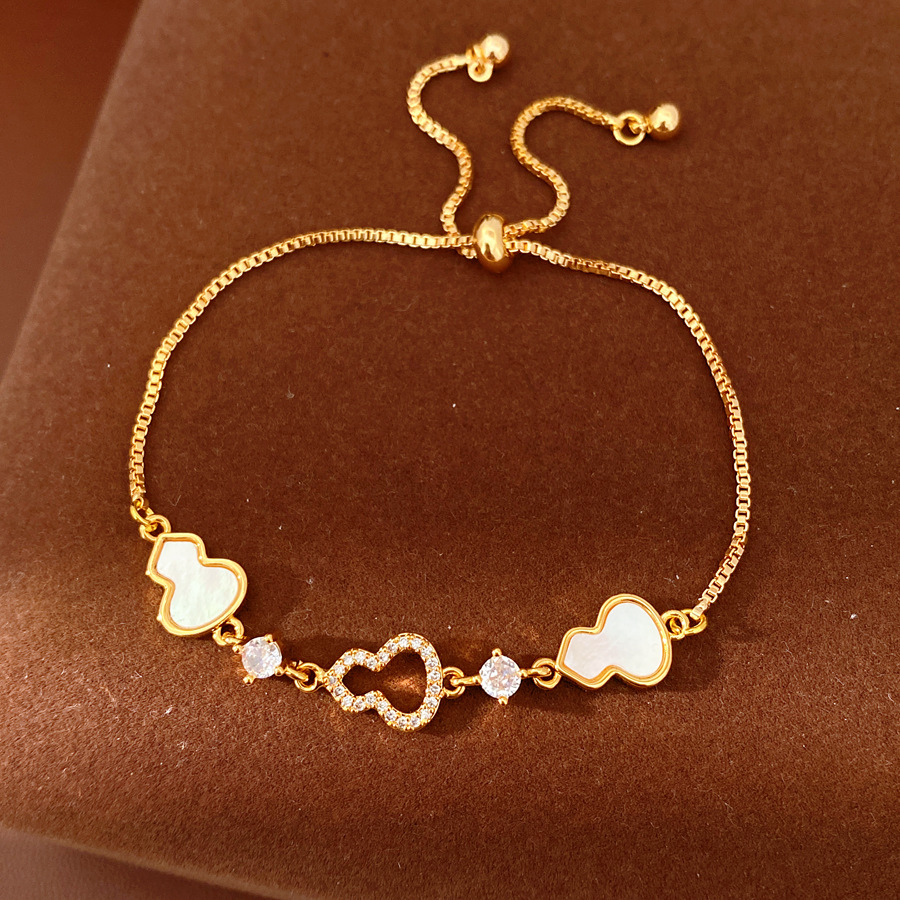 18 quilates de oro verdadero electron-combustible marita fritalia calabaza pulsera ligera pulsera de lujo nicho temperamento exquisito joyas de pulsera