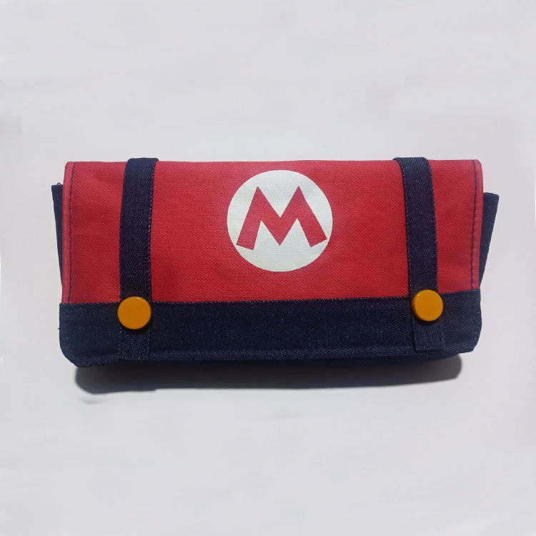 Сумка для Nintendo Switch, сумка-чехол с мягким цифровым принтом, компактные размеры 26,2×4,2×13 см
