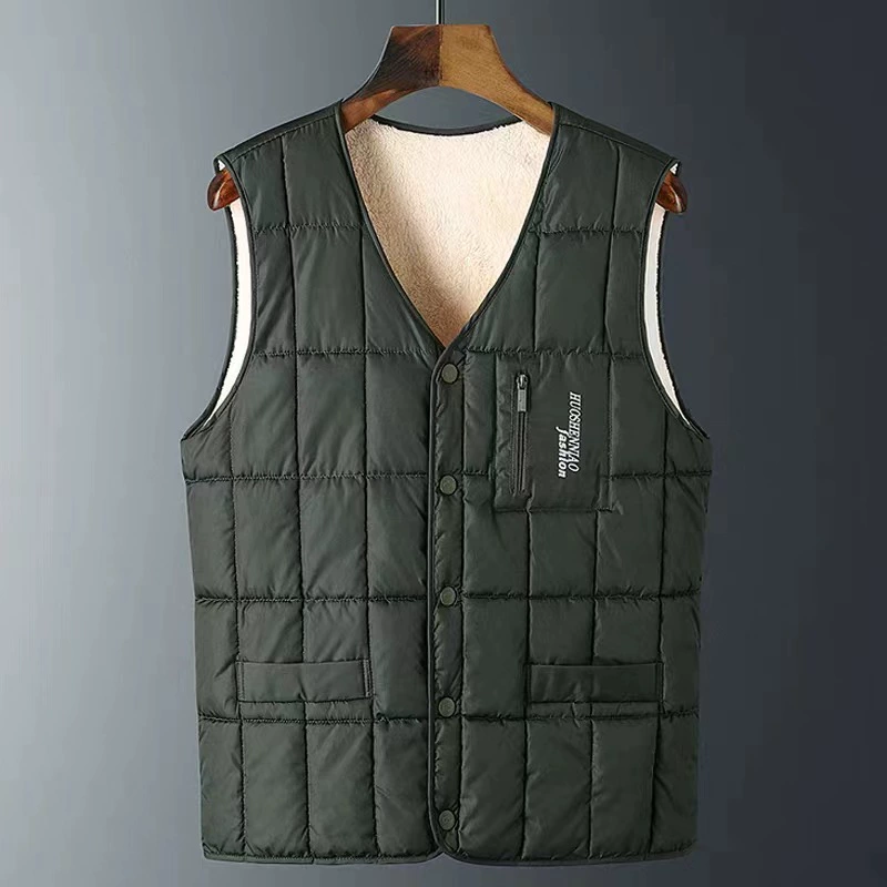 Demi-season keep warm vest, for middle age