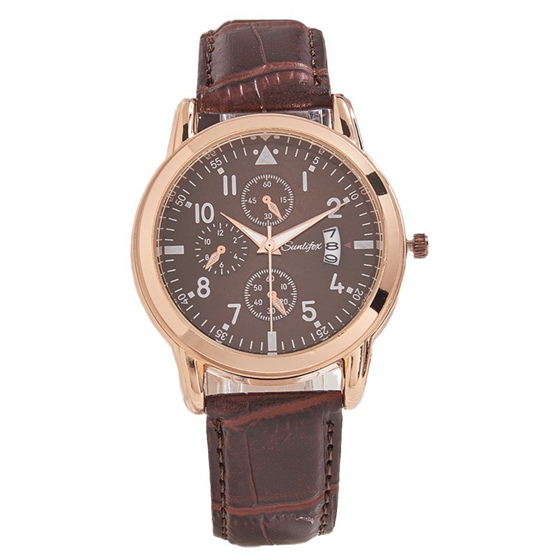 Comercio exterior Venta caliente reloj de hombre falso reloj de cuarzo de negocios de moda de tres ojos reloj deportivo casual de los hombres reloj de los hombres del estudiante