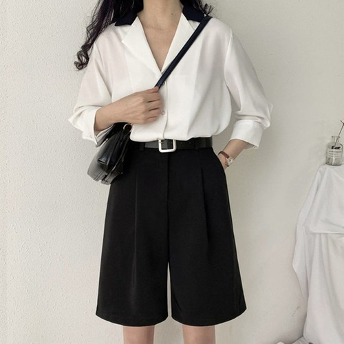 Women's Loose Wide Leg Pants, Summer High-Waisted Casual Pants, Korean Style, Large Size