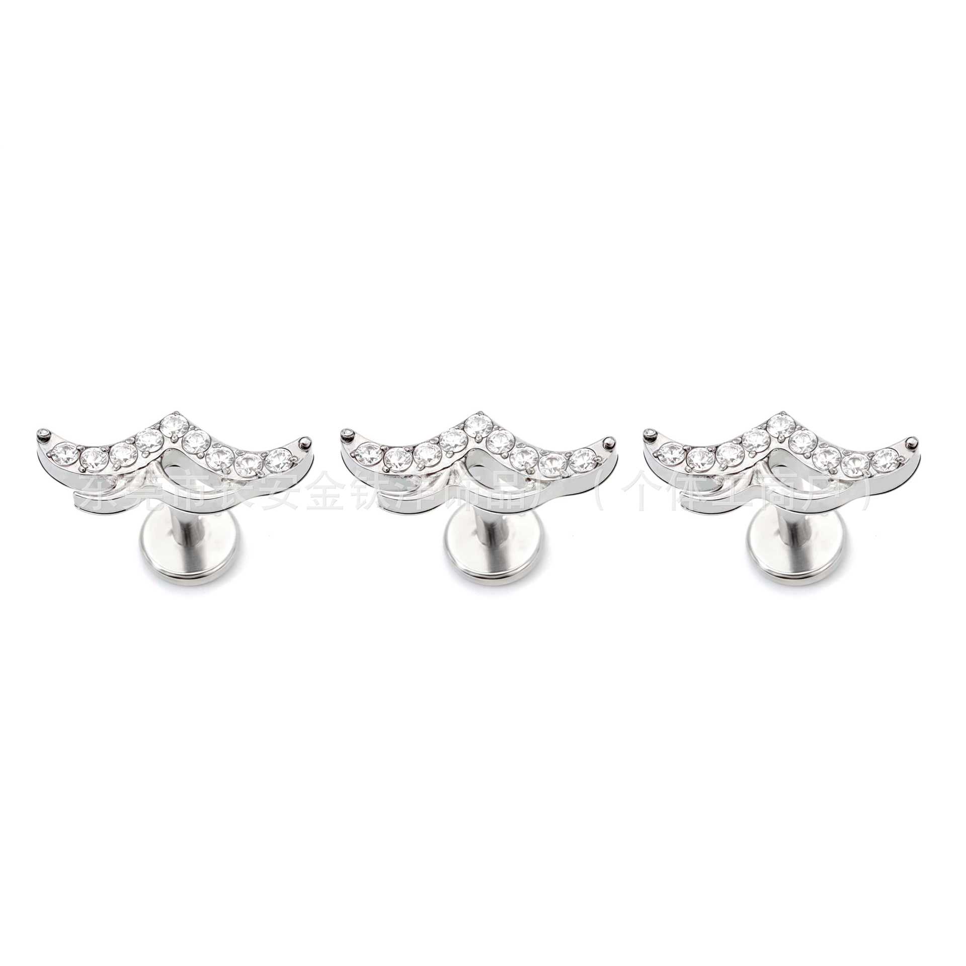 Pointed titanium steel lip stud product view