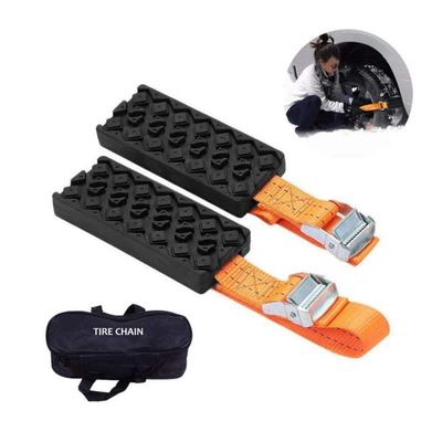Tire snow chain snow sand emergency escape - 2-pack-storage-bag