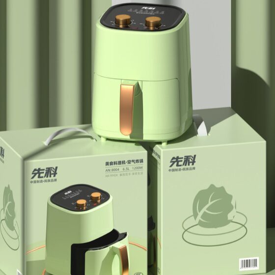 Xianke 8004 Air Fryer Household Electric Oven Student Breakfast Fried Chicken Wings Fried French Fries Electric Baking Pot