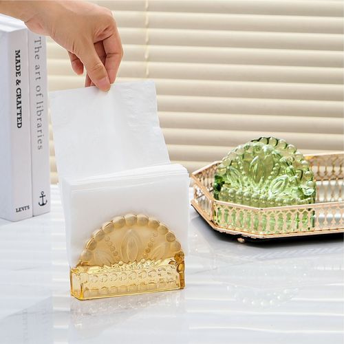 Retro napkin holder paper towel holder home restaurant hotel cafe paper towel storage rack business card holder coffee filter holder