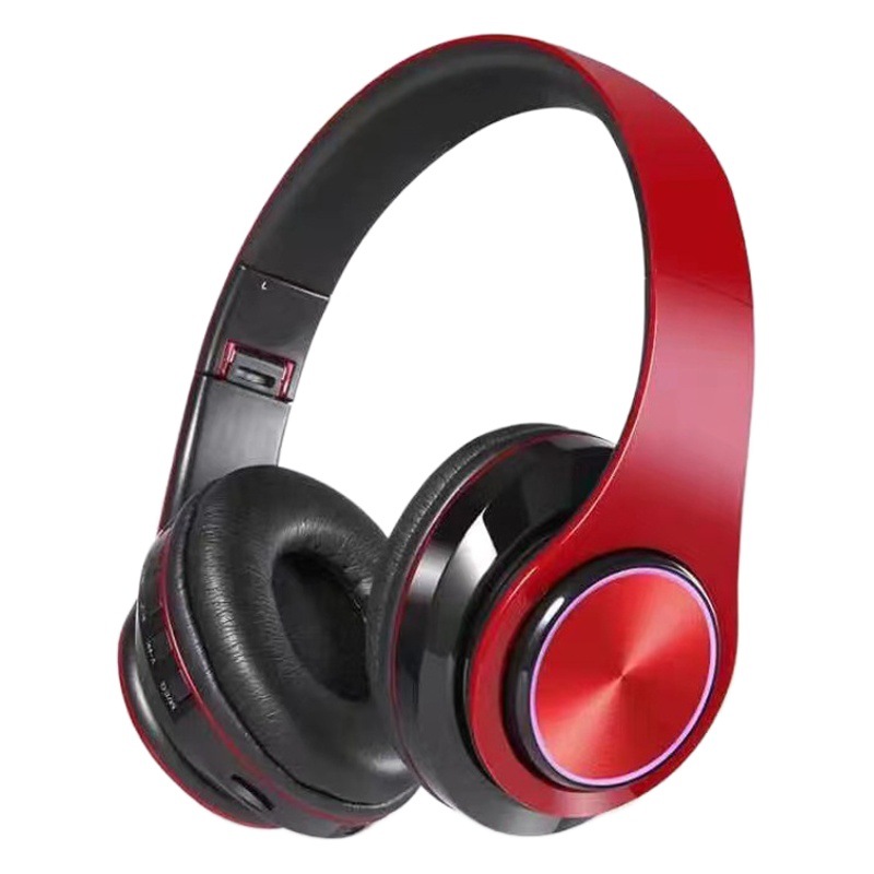 Auricular Bluetooth B39, Subwoofer Inalámbrico Plegable, Tarjeta TF, Diseño Luminoso Colorido, Producto Transfronterizo Nuevo