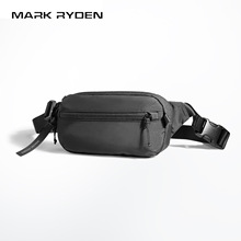 马可莱登斜挎包男士欧美潮流单肩包休闲机能时尚防泼水胸包跨境