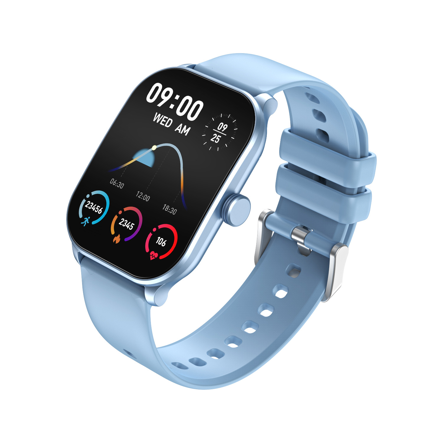 Nuevo reloj inteligente CY900 transfronterizo de pantalla curva radiana monitoreo de salud pulsera deportiva reloj de llamada Bluetooth image 4