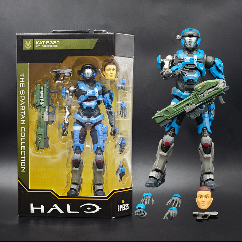 WCT正規版HALOリング無限士官長6.5インチ関節可動公仔兵士模型フィギュア玩具|undefined