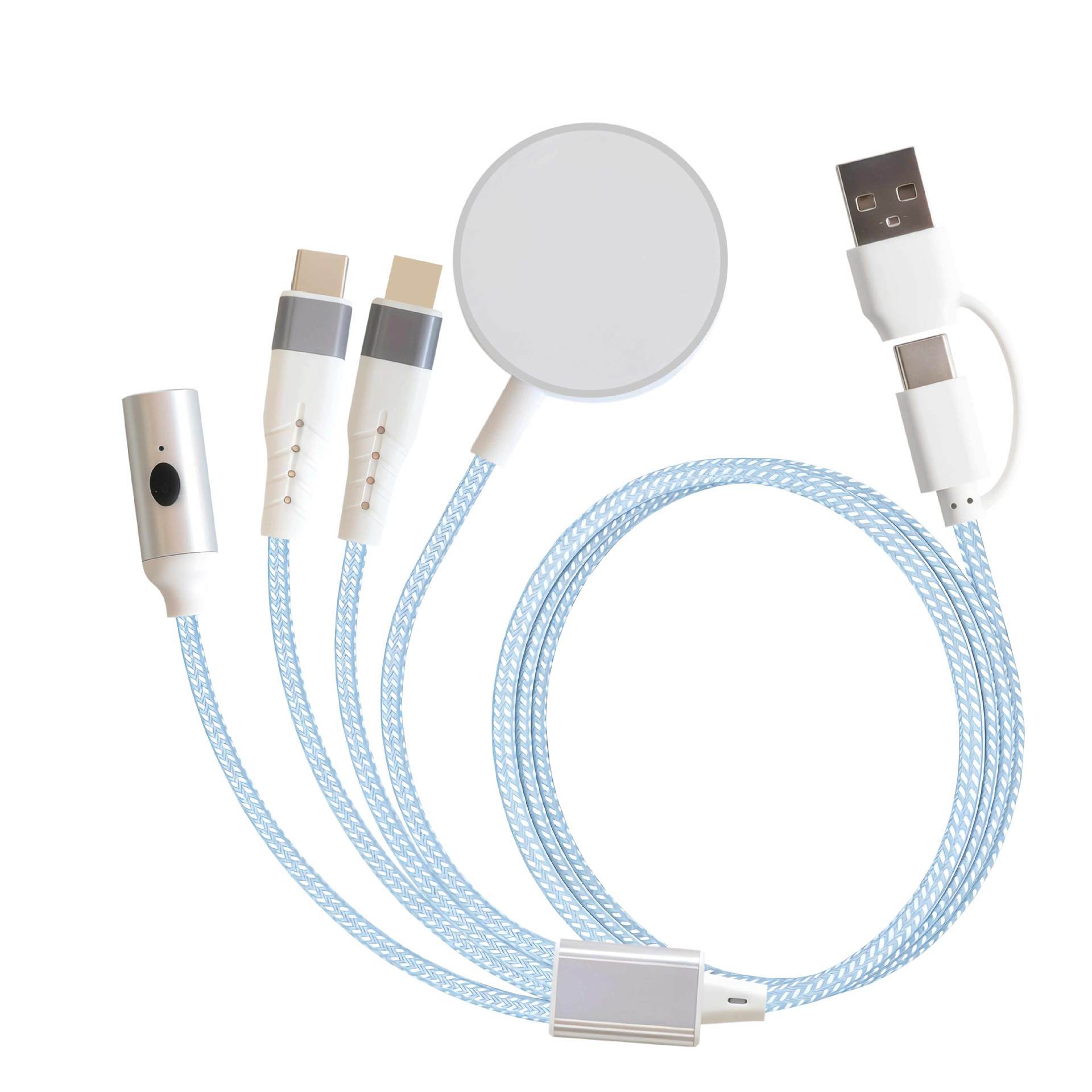 66W Fast Charging, No Upgrade Required, Decoding Chip 4-in-2 Cigarette Lighter, Magnetic Wireless Watch Charger Suitable_voghion.com