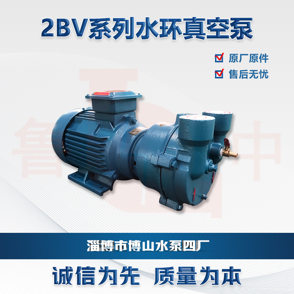 2BV5131型水环式真空泵博山真空泵厂家鲁中牌博山水泵四厂低分贝