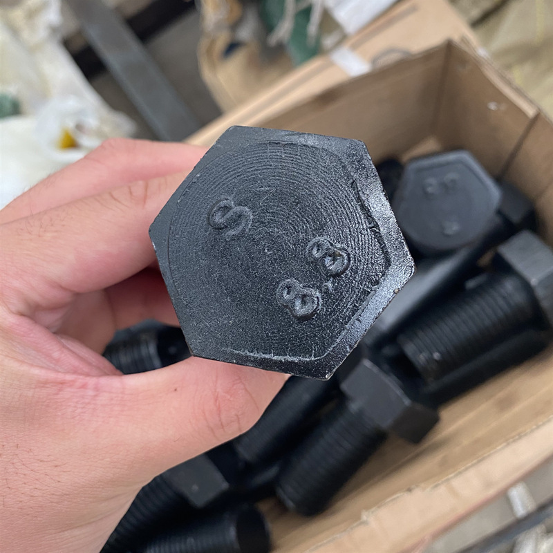 GB5783外六角螺栓 高强度氧化发黑螺丝M10 M12M14M16M18M20M22M24