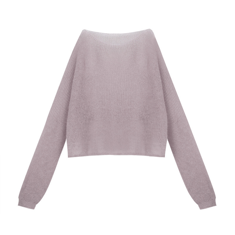 Early Autumn New Knitted Suspender Suit All-In-One Mohair Top Boss Love