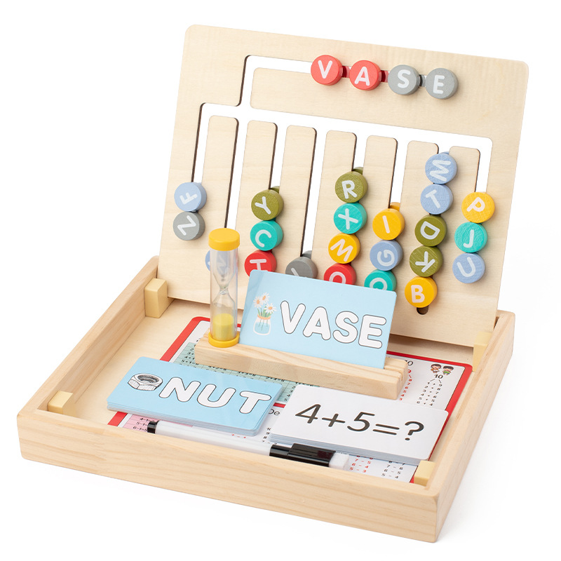 Transfronterizo Amazon nuevo juego de ajedrez de letras digitales para niños iluminación pensamiento lógico entrenamiento juguete puzzle
