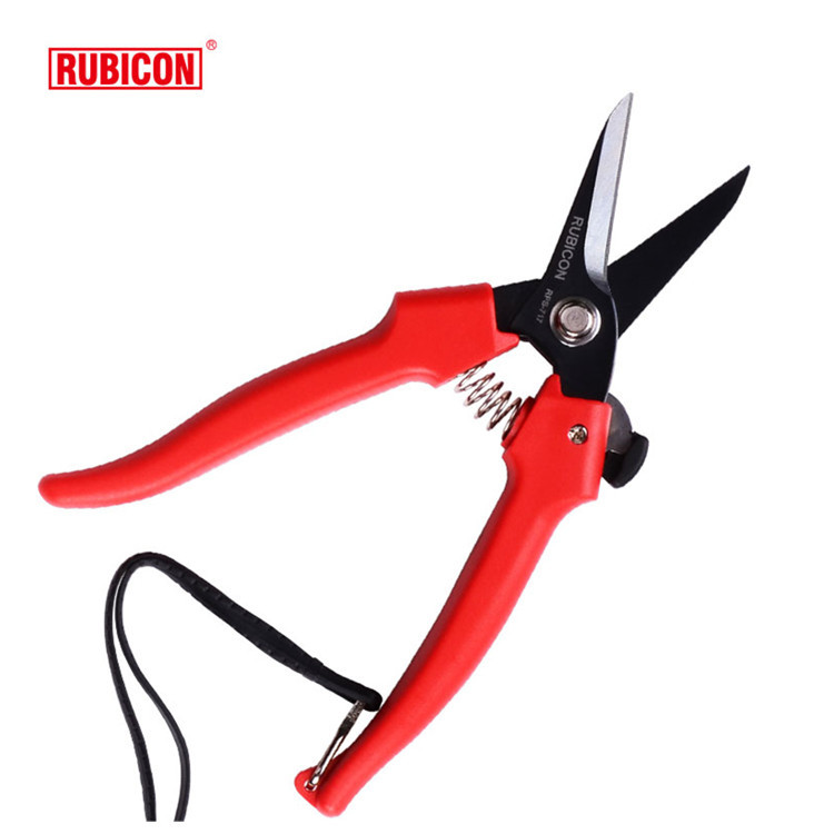 日本原装RUBICON罗宾汉国际 RPS-717多用途剪刀 园艺剪 铁皮剪