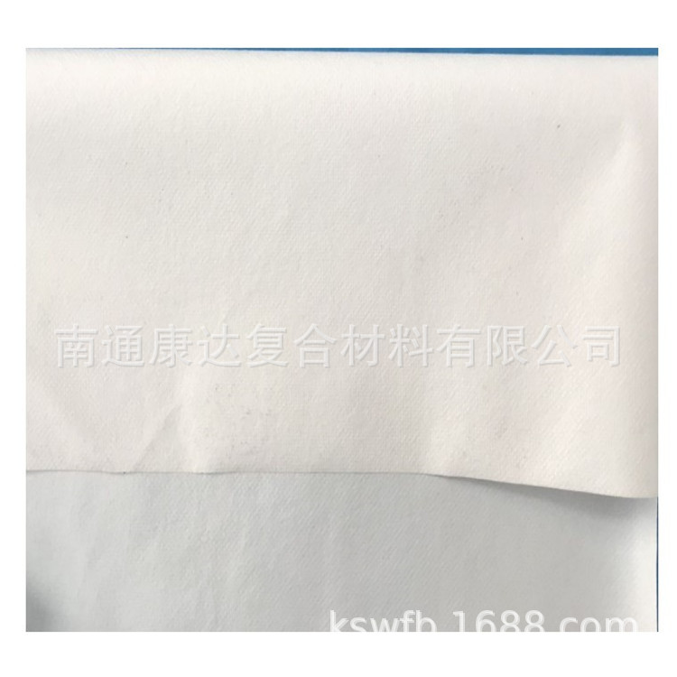 隔离服面料 高抗PP+PE复合防护服 乳白色二合一无纺布厂家