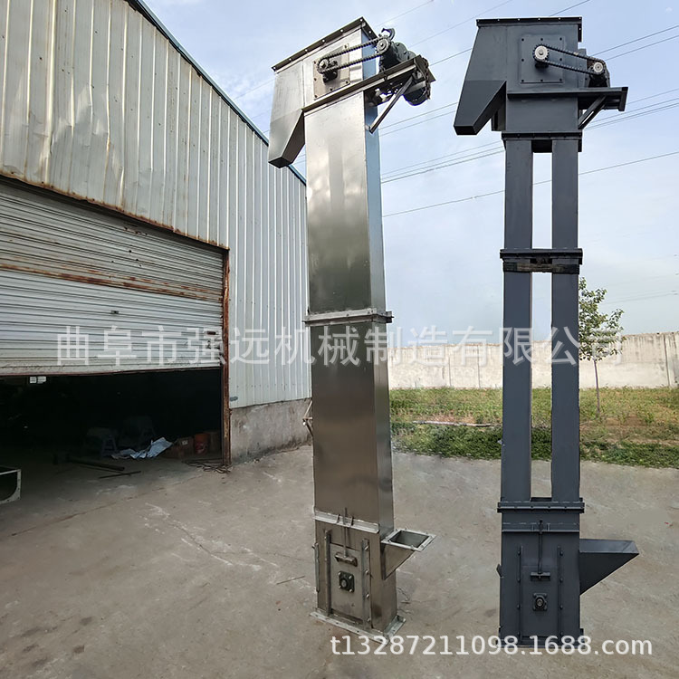 松散颗粒料TD型斗式提升机 连续上料提料机 垂直斗式上料机
