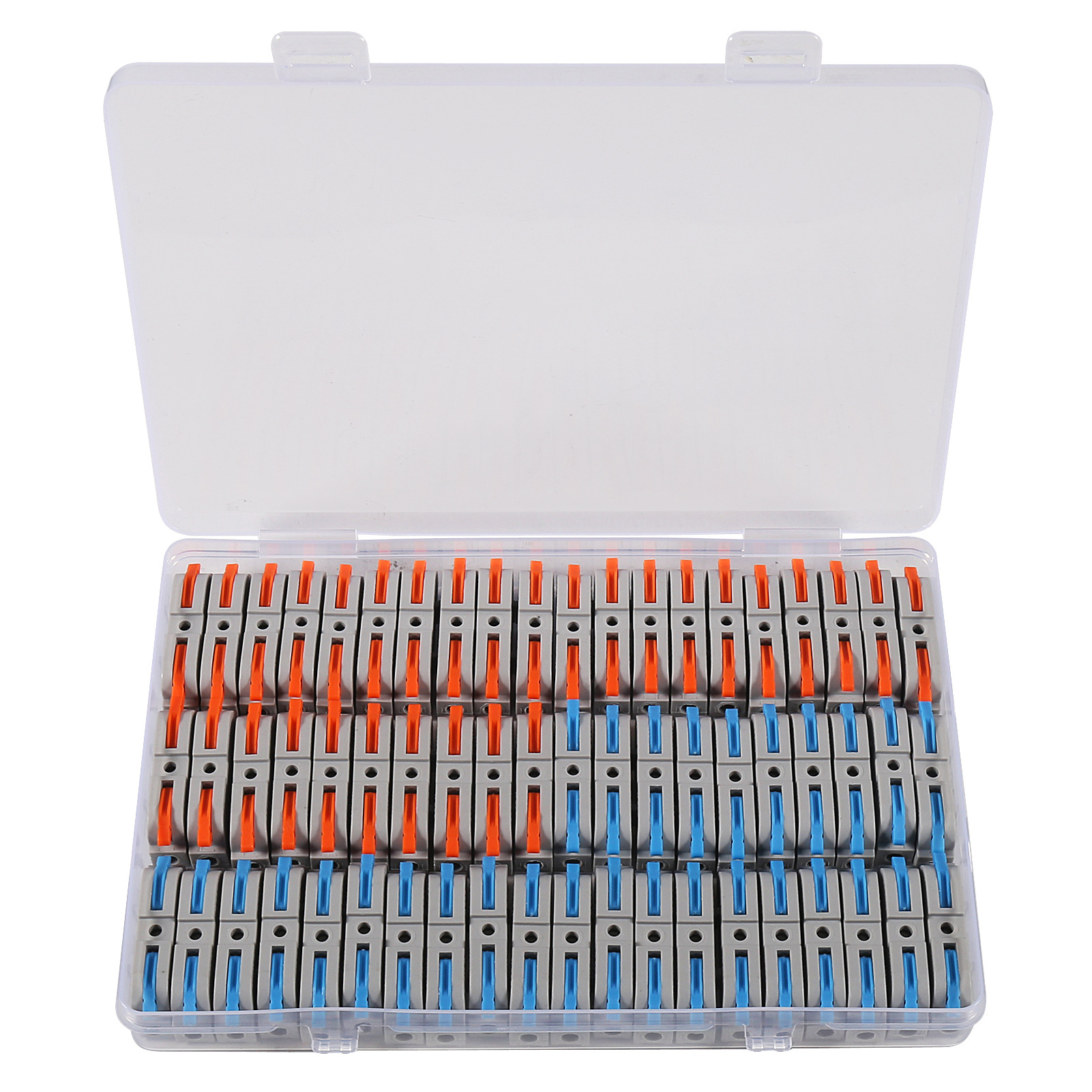 Kit de empalme eléctrico de conexión rápida para terminales de acoplamiento compactos de empuje en línea 28-12 AWG