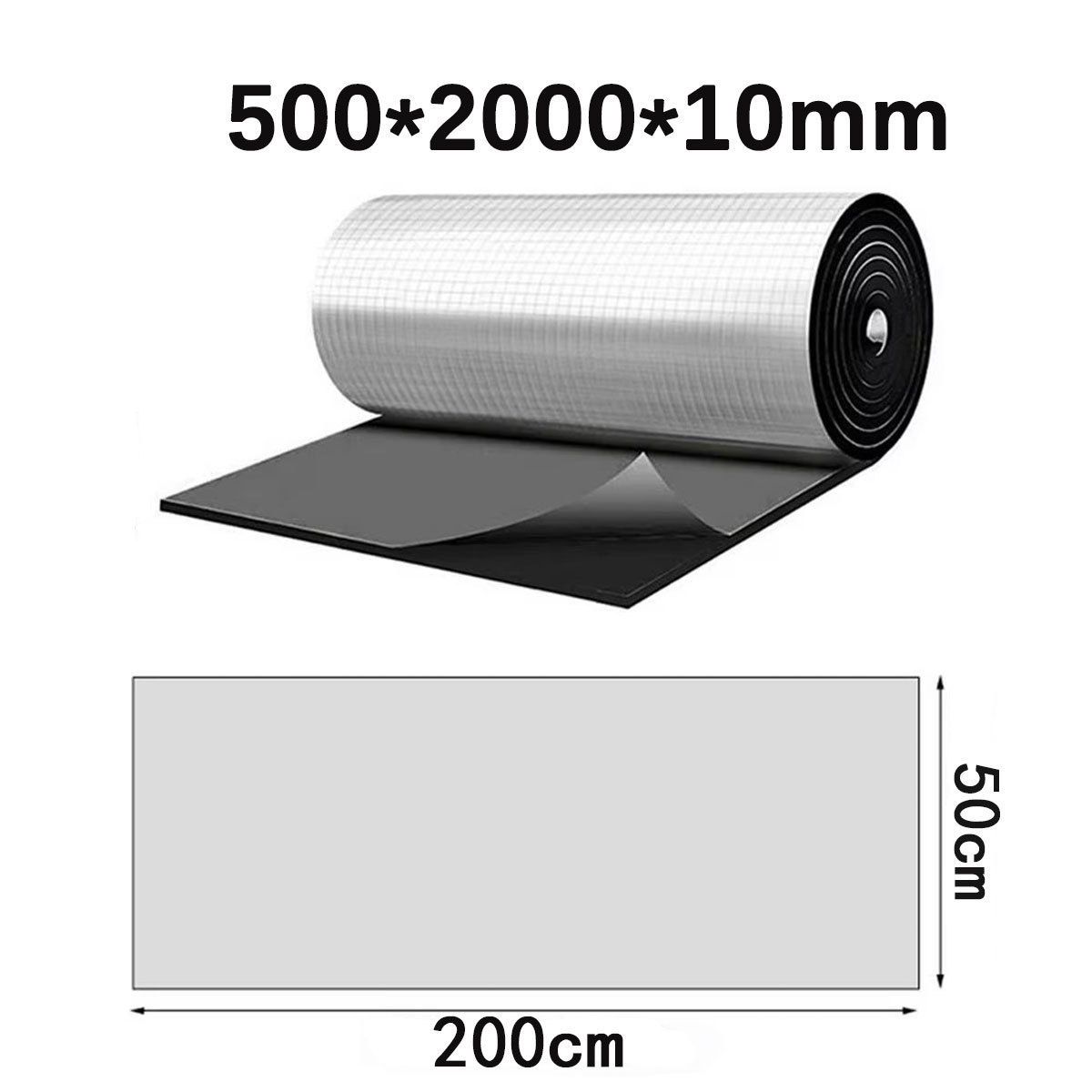 Capó de algodón insonorizante de automóvil 5mm 10mm de espesor de aluminio algodón aislante térmico grueso resistente al fuego algodón aislante térmico resistente a altas temperaturas