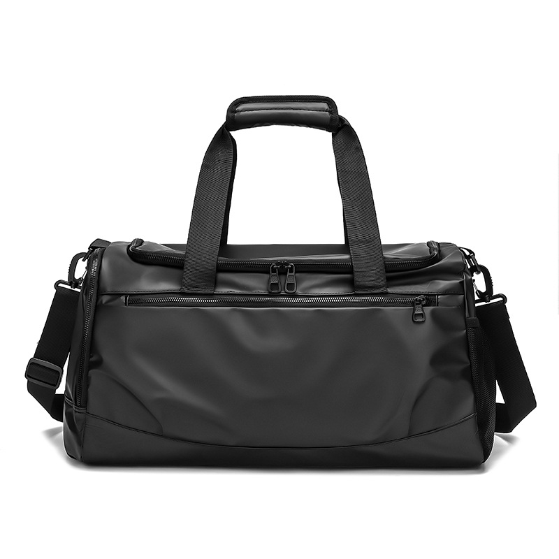 Bolsa de viaje de separación seca y húmeda de gran capacidad, almacén de zapatos independiente, bolsa de fitness deportiva, bolso de mensajero portátil para viajeros de negocios para hombres