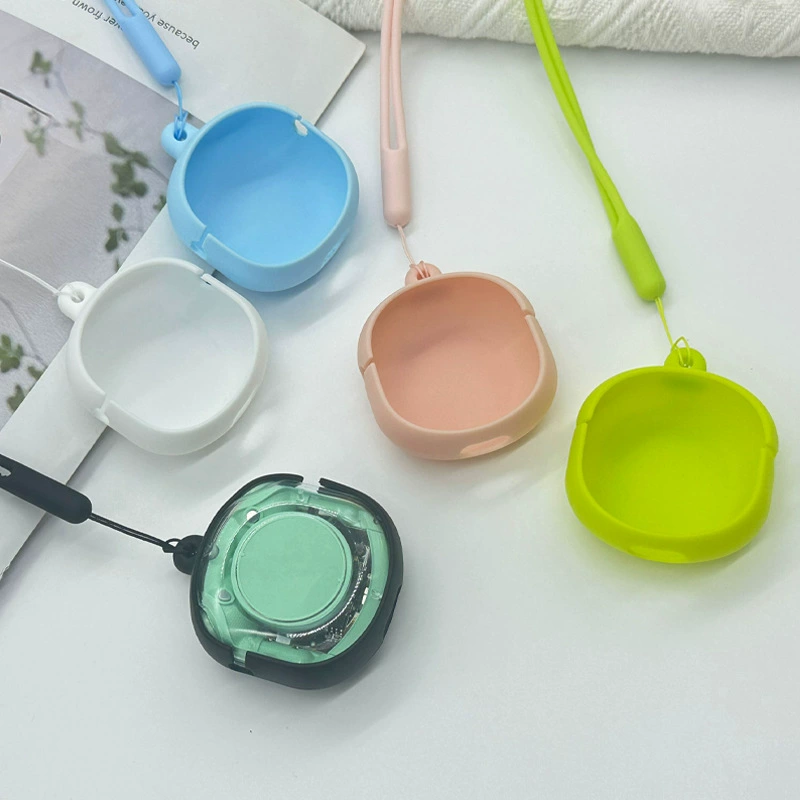 Наушники, защитный чехол, силиконовый ремешок, bluetooth, с дисплеем LED, защита при падении