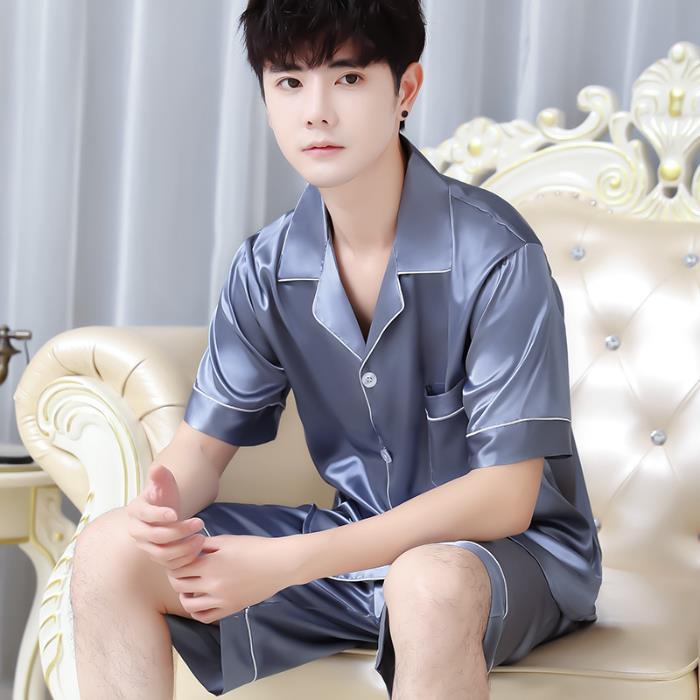 zd-422#미스트 블루 아이스 실크 맨