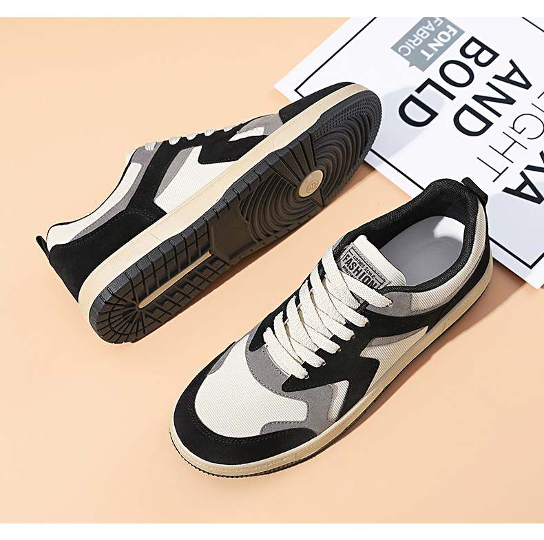 Men's  2023 new  men's trend versatile Low Sneakers training sports casual student board  trendy sports_voghion.com